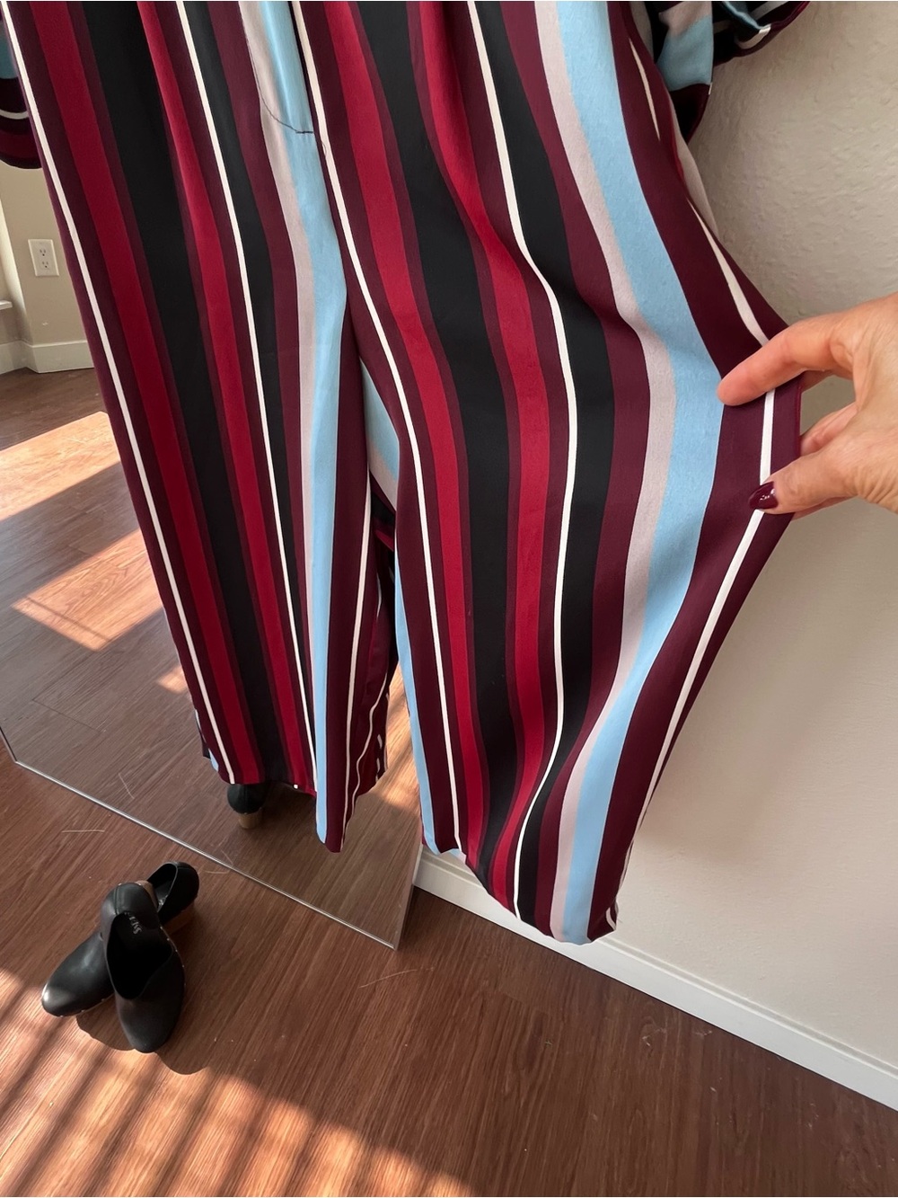 Topshop striped wide leg jumpsuit -70s inspired - Picture 6 of 10